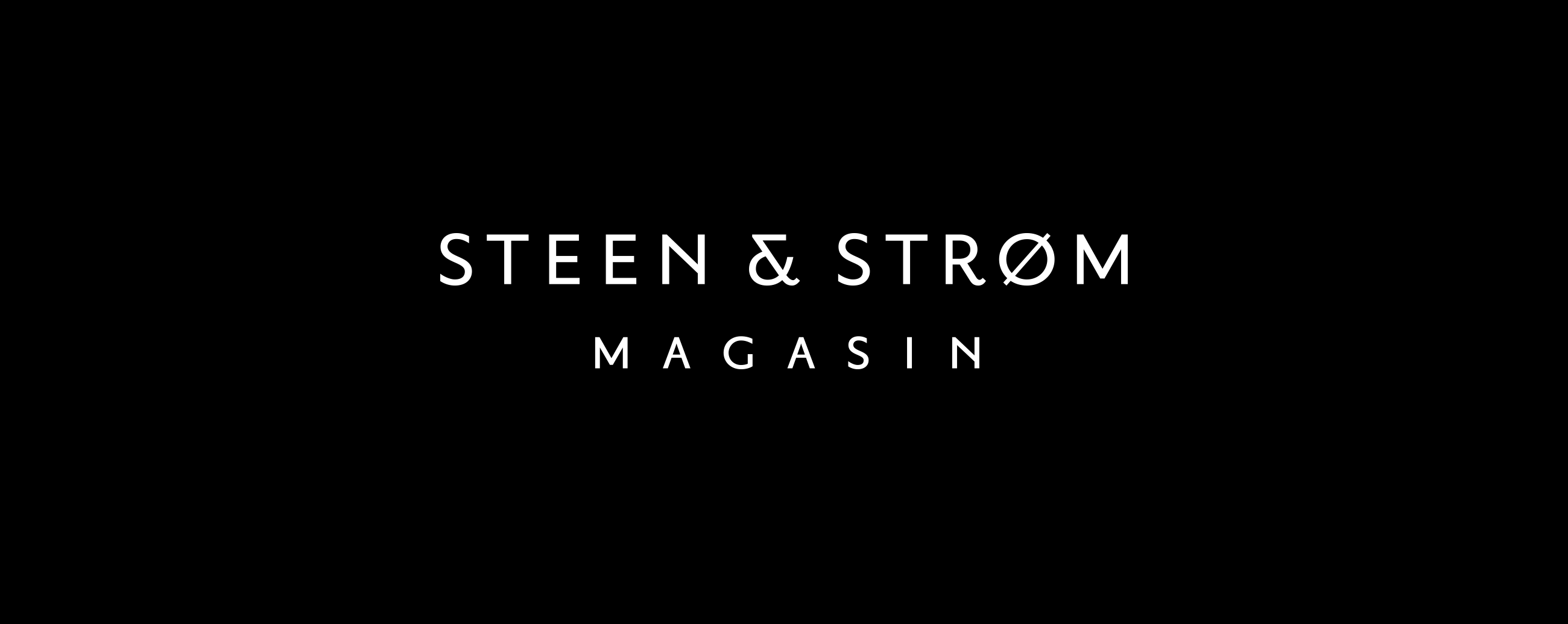 Steen&Strøm magasin shopping oslo logo. Visuell identitet visual identity.