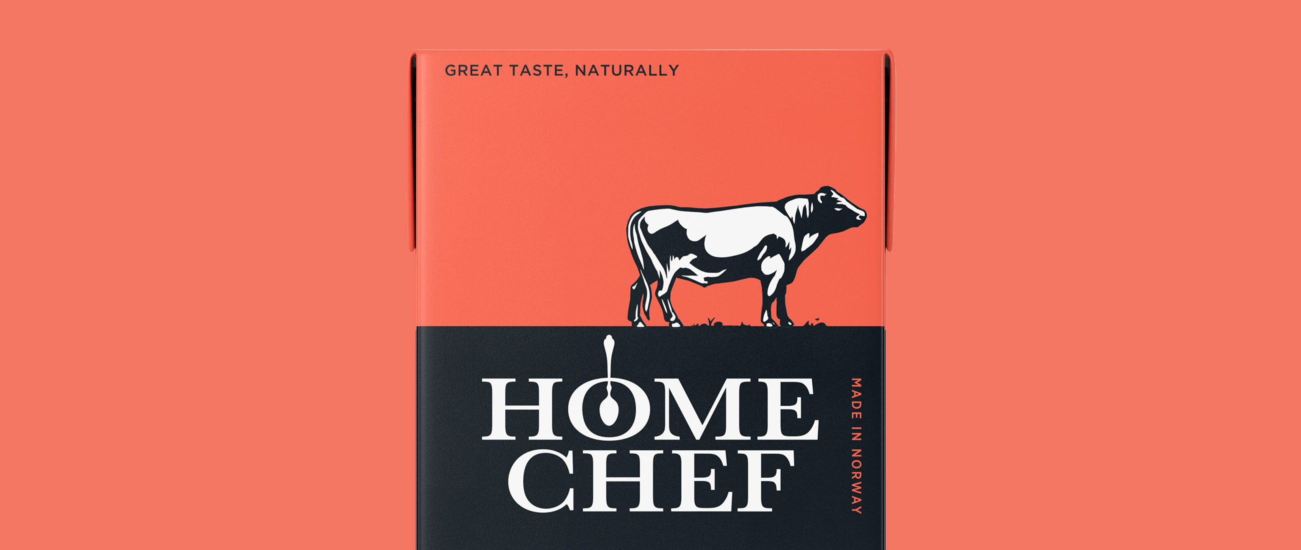 Salsus Home Chef broth Kraft beef stock. Emballasje packaging design.