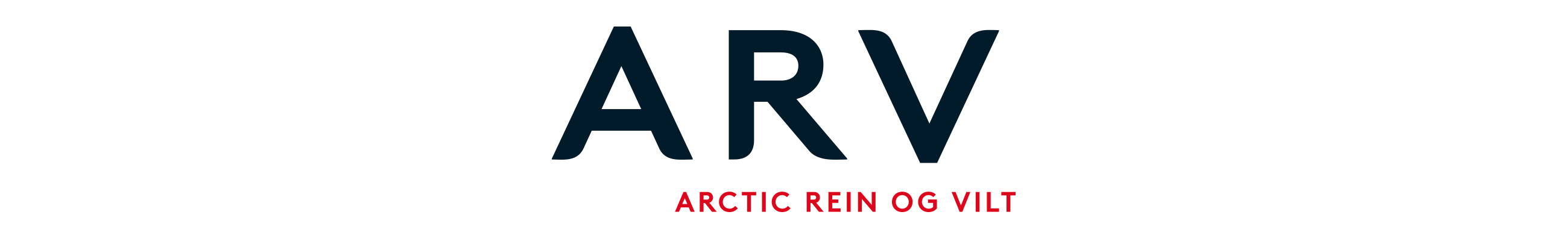 ARV Arctic Rein og vilt logo. Visual identity visuell identitet.