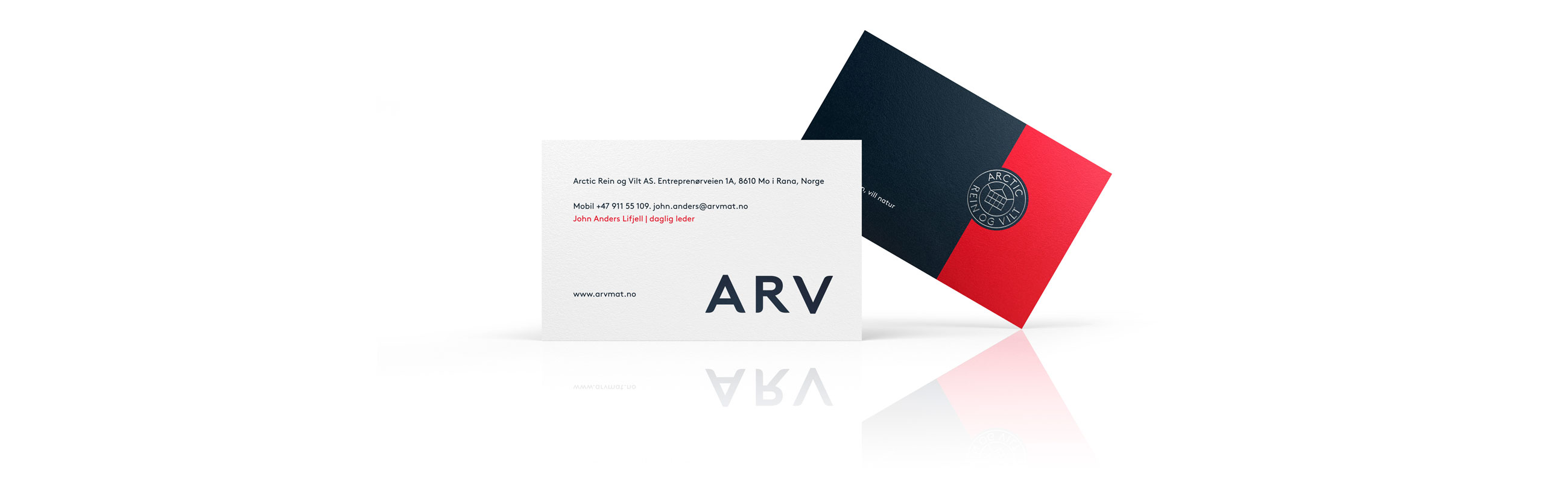 ARV visittkort corporate identity