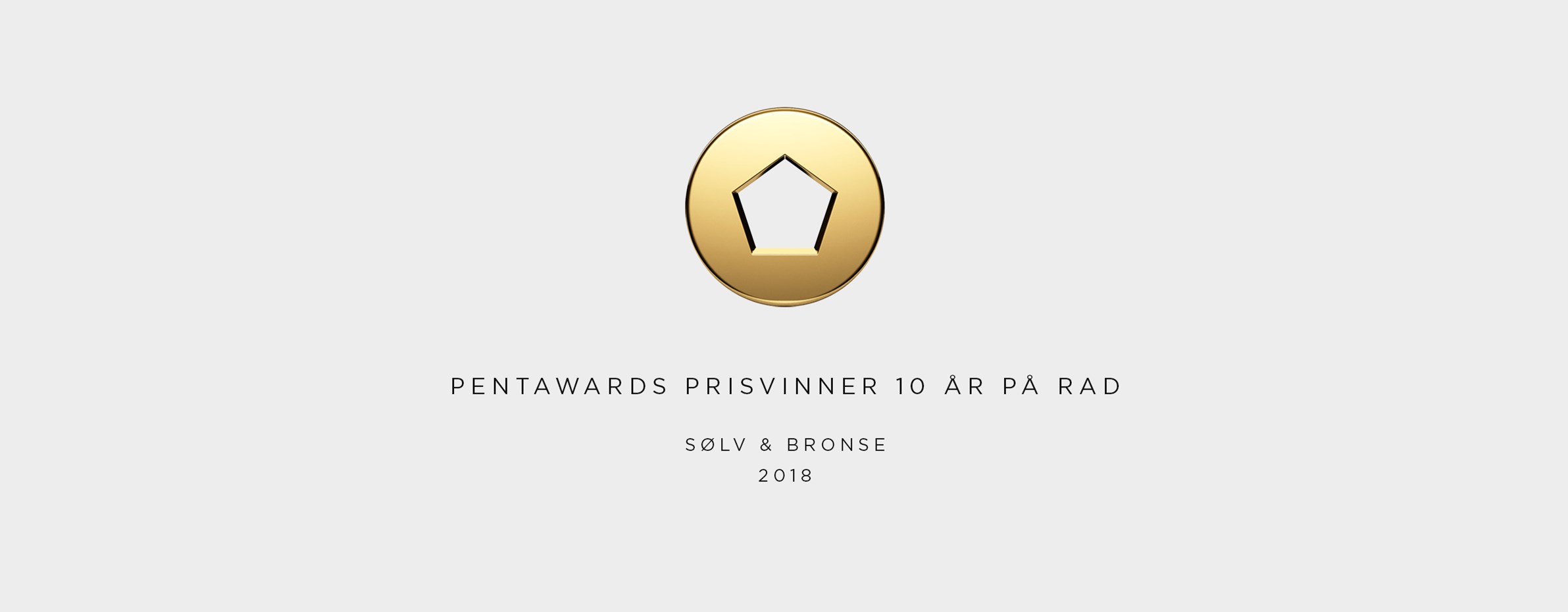 Premiejubileum i årets Pentawards
