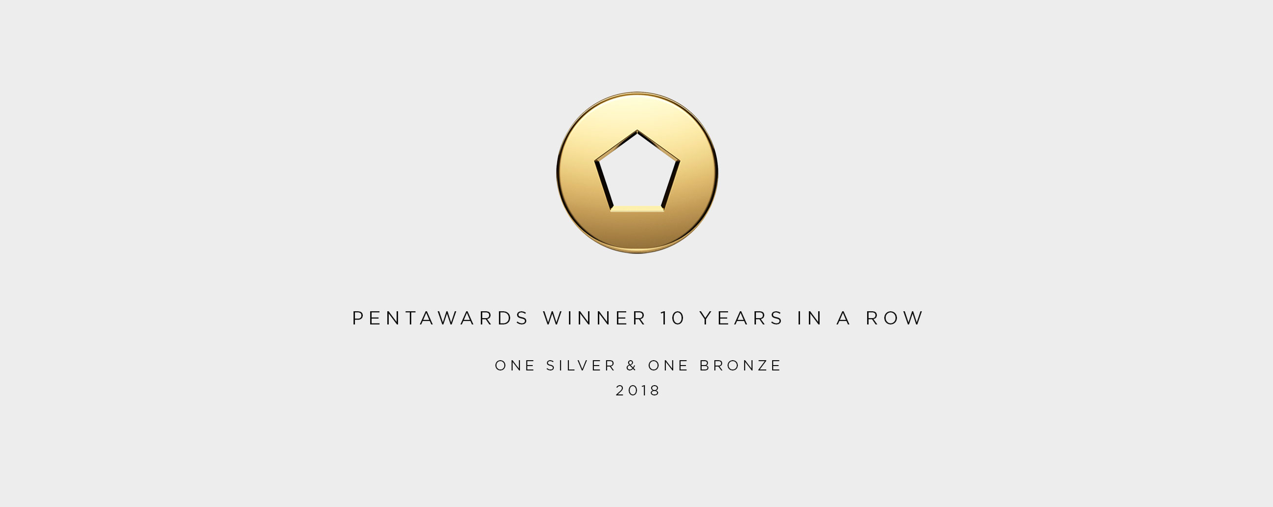 Multiple wins at this years Pentawards