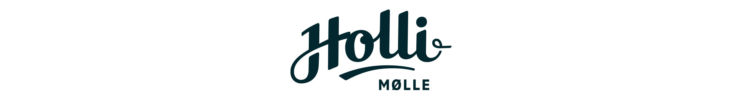Holli Mølle logo. Visuell identitet visual identity.