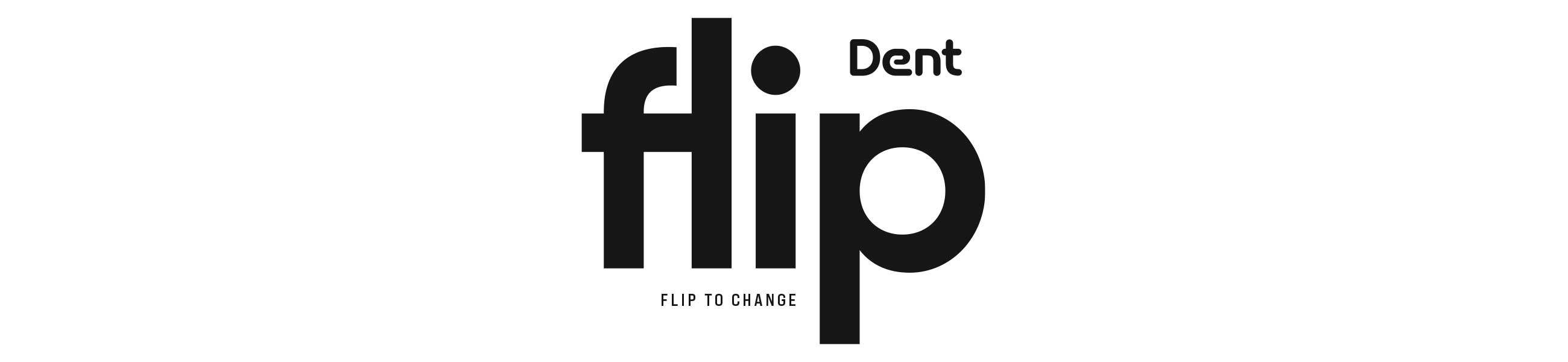 Dent Flip logo, flip to change