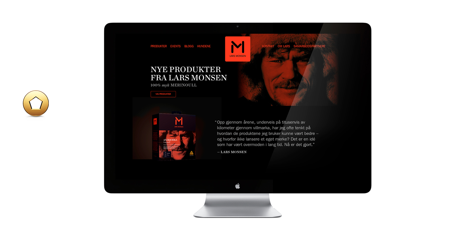 Lars Monsen webside